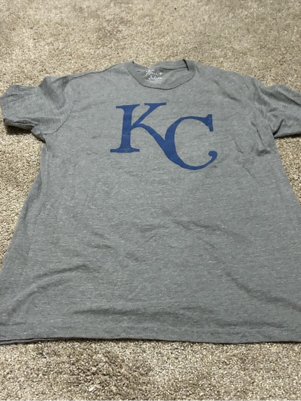 KC Royals Grey Graphic Tee